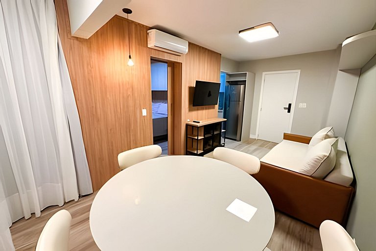 Apto 1 Quarto – Frente Mar – 1 Vaga, Barra Norte