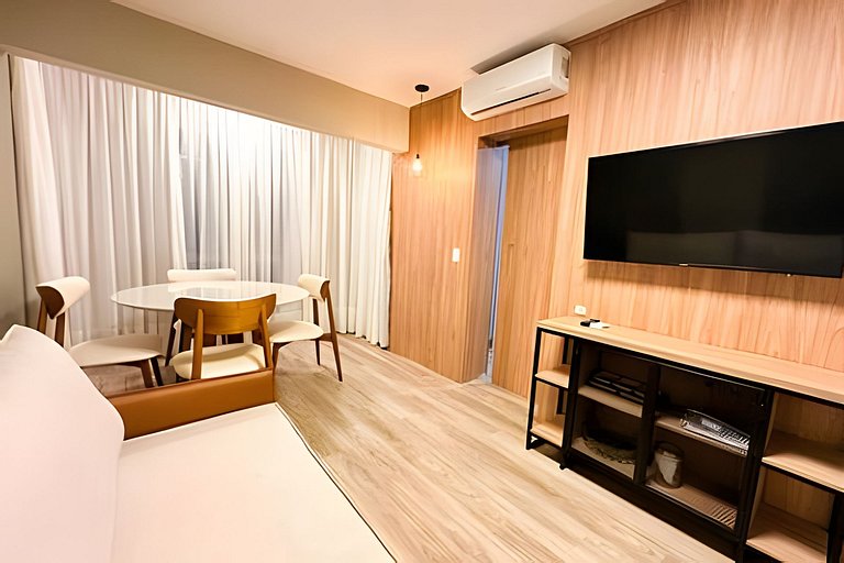 Apto 1 Quarto – Frente Mar – 1 Vaga, Barra Norte