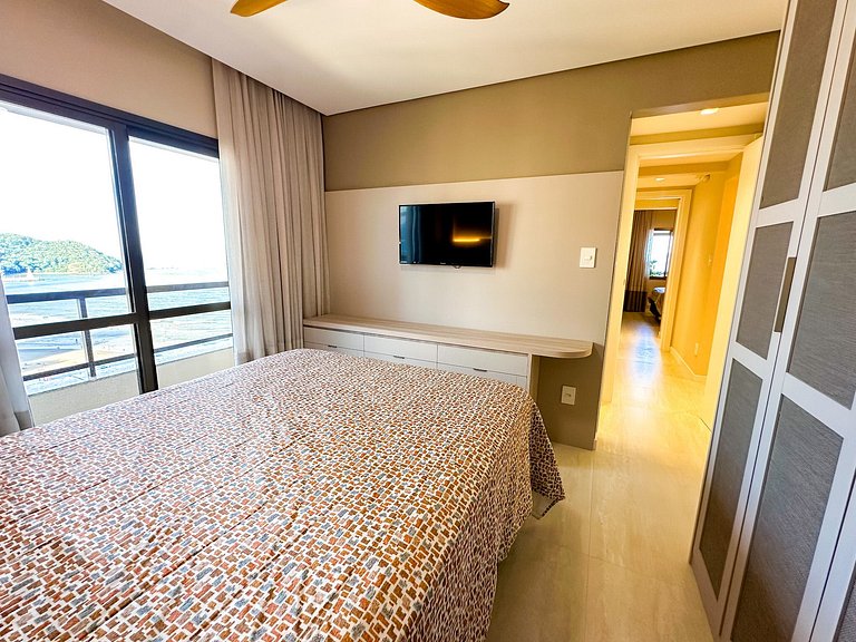 Frente Mar 3 Suítes + 2 Vagas | Monte Olympos