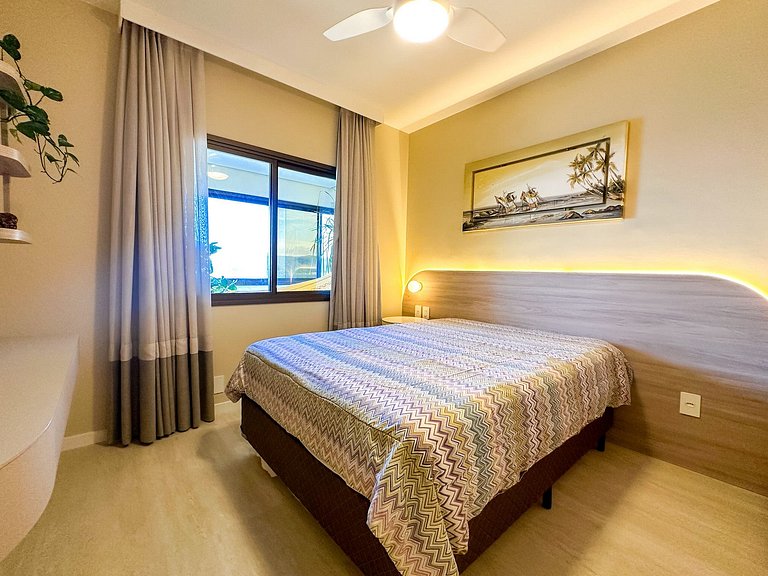 Frente Mar 3 Suítes + 2 Vagas | Monte Olympos