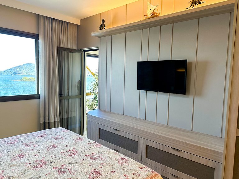 Frente Mar 3 Suítes + 2 Vagas | Monte Olympos