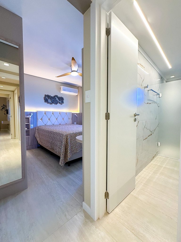 Frente Mar 3 Suítes + 2 Vagas | Monte Olympos